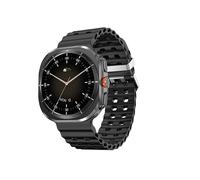 DT Watch Ultra 47mm Smart Watch 4GB ROM Video Player IP68 Waterproof Sport Smartwatch Wireless Charger NFC for Men Women (Black)