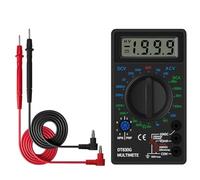 DT830G Digital Multimeter, 3 1/2 Digit LCD Display, AC/DC Voltage Tester, for AUTO Polarity, Diode and Transistor Test, for Electricians and Students