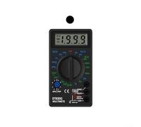 DT830G Multimeter LCD Voltage, Current, Resistance Tester Perfect for Educational and Professional Use (Black)