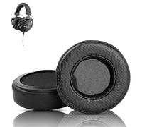 DT990 Ear pads Replacement Compatible with Beyerdynamic DT 990 Pro DT 770 Pro DT990 DT770 Pro MMX 300 Headsets Earpads Cushion(Punched Protein Leather/Memory Foam)