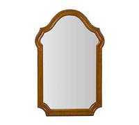 DTACBNEUZ Bathroom Mirror Vintage Special-shaped Mirror Solid Wooden Frame Makeup Home Stay Bedroom Wall Bathroom Mirror Wall Decoration Makeup Mirror Bathroom Mirror Free Standing(Small)