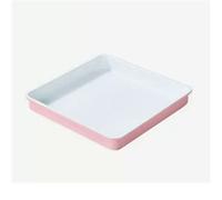 DTACBNEUZ Ceramic Baking Dish Square Rectangular Baking Pan Cake Mold Corrugated Non-stick Small Baking Pan Home Oven Carbon Steel Baking Pan Lasagna Pan Baking Casserole Dish Porcelain(A)