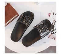 DTACBNEUZ Cloud Slides Summer Personality With A Hundred Polka Dot Slippers Female Outdoor One Word Drag Soft Bottom Home Household Bathroom Sandals Shower Shoes(C,38/39)