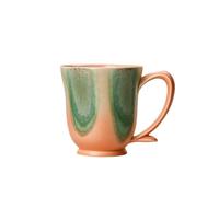 DTACBNEUZ Coffee Mug Green Mug Set of 1 Ceramic Coffee, Capacity 10.15 oz for Home Men Women Self Use Latte Milk Tea