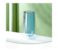 DTACBNEUZ Coffee Mug Thickened Double-layer Heat-resistant Glass Cup, Heat Insulation, Non-scald, Household Anti-scald Color(Sky blue)