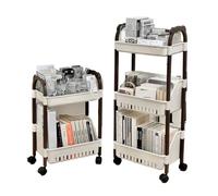 DTACBNEUZ File Cabinet Mobile File Storage Rack, Book Snacks, Simple Bookcase Next to The Floor Desk(86cm)