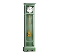 DTACBNEUZ Floor Clock Mint Green Clocks Simple Pastoral Solid Wood Floor Clock European Fashion Large Table Home Decoration Vertical Pendulum