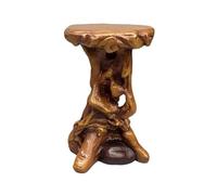DTACBNEUZ Plant Stand New Chinese Style Imitation Root Carving Plant Stand, Indoor Household for Resinous Display Base