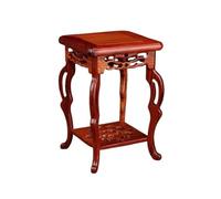 DTACBNEUZ Plant Stand Red Sandalwood Bonsai Display Stool, Teapot Vase Base for Home Office Decoration(Large)
