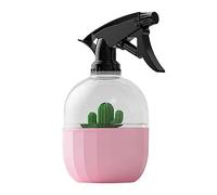 DTACBNEUZ Watering Pot Cactus Gardening Spray Bottle, 500ml Watering Can for Indoor Plants, Reusable Pressure For Spraying Home(Pink)