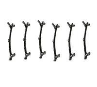 Dtacke Zinc Alloy Bronze Antique Twig Branch Cabinet Handles 6PCS (3.75 inch Hole Centers)