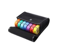 Dtaigou 7 Day Family Medicine Box | Daily Pill Organizer,4 Compartments Daily Pill Organizer, Medicine Pill Organizer for Women, Men, Evening Or Night Use