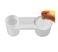 Dtaigou Automatic Bird Drinker Feeder | Splash-Proof Bird Water Feeder - Transparent Scientific Double-Port Design Device for Pigeons and Chickadees Supplies Home Garden Use