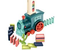 Dtaigou Domino Train Toy Set - Fun and Colorful Train Toy - Automatic Dominoes Toys for Kids, Building and Stacking Birthday Valentines Day for Boys Girls