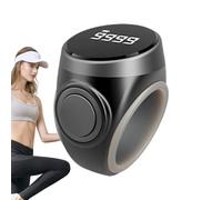 Dtaigou Finger Counter | 4 Digit Finger Counter Clicker Ring with Large Digital Display | Digital Tasbeeh Prayer Counting Tool, Portable Manual Counting Tool for Knitting, Crochet, Coaching