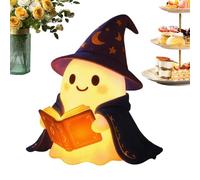 Dtaigou Halloween Light | Halloween Ghost Light | LED Lighting Reading Book Design Spooky Cute Decorations for Holiday Fireplace Home Kids Desk Bedroom Room Kitchen Farmhouse