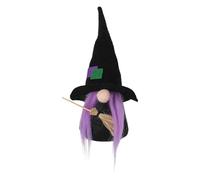 Dtaigou Halloween Plush Gnome, Witch Faceless Doll Ornaments Bat Gnome Doll, Halloween Dwarf Doll, Halloween Faceless Doll Decoration for Home, Living Room