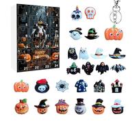 Dtaigou Halloweens Calendar Advent,Halloweens Calendar Advent 2025 - Collectible Doll Mini Toys Figures for Party Kids Men Women Boys Adults Kitchen Girls Teen Holiday Home Decor