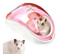 Dtaigou Hamster Sand Bath Box, Hamster Bathtub, Dustproof, Visible Chinchilla Cat Litter Box, Large, Multifunctional, Portable Bathtub House for Chinchilla Hamsters