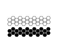 Dtaigou Honeycomb Stickers for , Honeycomb Stickers for - Car Window Sticker Hexagonal Pattern - Automotive Sticker, Body Sticker, Cool Car Sticker for Car Window, Door, Bumper