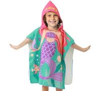 Dtaigou Kids Bath Towels,Beach Poncho Swim Towel - Bath Robe Absorbent, Dinosaur Mermaid Kids Beach Towels, Wearable Wrap Hooded Towels for Boys Girls