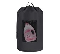 Dtaigou Laundry Backpack College, Back Pack Laundry Bag with Drawstring Closure, Dirty Clothes Basket with Shoulder Straps for Home Rental Dormitory Camping Apartment