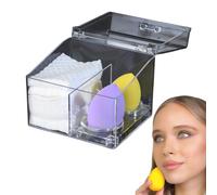 Dtaigou Makeup Sponge Storage Box | Reusable Dust Proof Makeup Storage Container - Protective Makeup Sponge Holder with Moderate Capacity