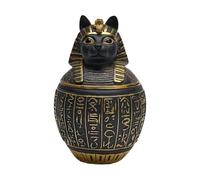Dtaigou Pet Urns for Dogs - Resin Ancient Egyptian Cat Keepsake | Kitten Keepsake Urn | for Dog Owners Grieving Families Veterinarians Shelter Home Apartment Living Room Bedroom Desk Nightstand