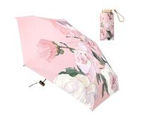 Dtaigou Sun Parasol - Flower Pattern Portable UV Parasol,Double-Purpose Travel Supplies For Travel Beach Events Photography Golf Hiking Climbing