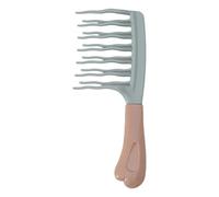 Dtaigou Wide Tooth Comb, Wavy Tooth Detangling Hair Comb, Smooth Glide Grooming Tool, Ergonomic Personal Care Supplies Styling Tool for Daily Grooming Parties Special Occasion