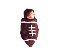 Dtailz Newborn Photography Props Baby Photoshoot Outfits Girl boy Funny Costume Knitted Chrochet (Football)