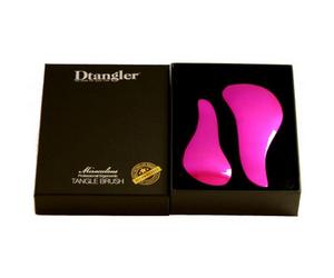 Dtangler Miraculous Set gift package of two brushes 2 pcs, metalic pink