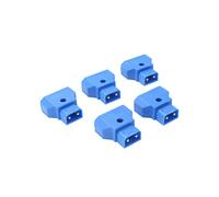 Dtap-Connector for V-Mount Gold-Mount Battery D-Tap P-Tap Male Plug for Camera Monitor Photography Power-Cable Blue 5Pcs Alvins