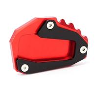 DTASMBD Foot Side Stand Enlarger Motorcycle Foot Side Stand Plate For Ducati MULTISTRADA 1200 1200S 1260 Enduro 1260S Grand Tour V4 S Sport Extension Kickstand Pad Support Extension(Red 1)