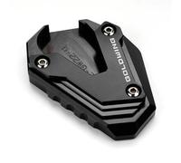 DTASMBD Foot Side Stand Enlarger Motorcycle Kickstand Pad For Goldwing 1800 GL1800 2002-2017 Or 2018-2024 Side Stand Support Plate Foot Pads Extension Pad Extension(Black,X-2)