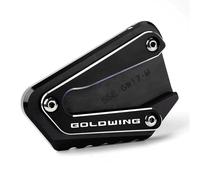 DTASMBD Foot Side Stand Enlarger Motorcycle Kickstand Pad For Goldwing 1800 GL1800 2002-2017 Or 2018-2024 Side Stand Support Plate Foot Pads Extension Pad Extension(Black,X-1)