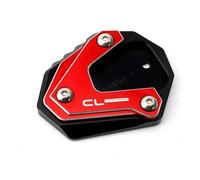DTASMBD Foot Side Stand Enlarger Motorcycle Kickstand Pad For HO&NDA CL500 CL250 CL300 CL 250 300 500 2023Stand Extension Plate Foot Pads Support Plate Extension(Red)