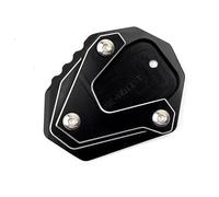 DTASMBD Foot Side Stand Enlarger Motorcycle Kickstand Pad For HO&NDA CL500 CL250 CL300 CL 250 300 500 2023Stand Extension Plate Foot Pads Support Plate Extension(Black 2)