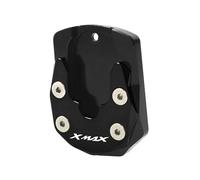 DTASMBD Foot Side Stand Enlarger Motorcycle Kickstand Pad For YA&MAHA XMAX250 XMAX125 XMAX300 2017-2023 Side Stand Plate Support Plate Foot Side Stand Extension Pad Extension(Black)
