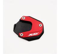 DTASMBD Foot Side Stand Enlarger Motorcycle Side Stand Foot Pad For HO&NDA X ADV XADV X-ADV 750 XADV750 2017-2024 Kickstand Support Plate, Motorbike Extender Kickstand Extension(Red,X-1)