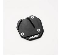 DTASMBD Foot Side Stand Enlarger Motorcycle Side Stand Foot Pad For HO&NDA X ADV XADV X-ADV 750 XADV750 2017-2024 Kickstand Support Plate, Motorbike Extender Kickstand Extension(Black,X-2)