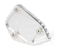 DTASMBD Foot Side Stand Enlarger Motorcycle Side Stand Plate For BMW R1200GS R 1200GS R1200 1200 GS Adv Adventure 08-12 Kickstand Pad Plate Support Extension Aluminum Extension Pad(Silver 1)