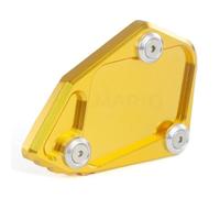DTASMBD Foot Side Stand Enlarger Motorcycle Side Stand Plate For BMW R1200GS R 1200GS R1200 1200 GS Adv Adventure 08-12 Kickstand Pad Plate Support Extension Aluminum Extension Pad(Gold)