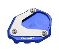 DTASMBD Foot Side Stand Enlarger Motorcycle Side Stand Plate For BMW R1200RT 2003-2013 For NINET 2014-2016 Kickstand Pad Plate Support,Extension Foot Side Stand Extension(Blue)