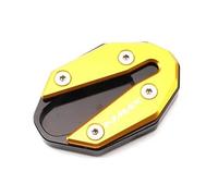 DTASMBD Foot Side Stand Enlarger Motorcycle Side Stand Plate For YA&MAHA NMAX155 NMAX125 NMAX 125 155 2018-2025 Kickstand Foot Side Stand Extension Support Plate Pad Extension(Gold)