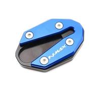 DTASMBD Foot Side Stand Enlarger Motorcycle Side Stand Plate For YA&MAHA NMAX155 NMAX125 NMAX 125 155 2018-2025 Kickstand Foot Side Stand Extension Support Plate Pad Extension(Blue)