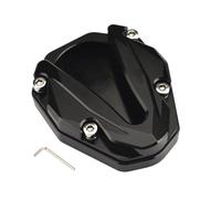 DTASMBD Foot Side Stand Enlarger Motorcycle Side Stand Plate For Zontes 368G 368 G 368-G 2024 2025 Kickstand Pad Plate Support, Extension Foot Side Stand Extension(Black)