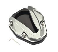 DTASMBD Foot Side Stand Enlarger Motorcycle Side Stand Plate For Zontes 368G 368 G 368-G 2024 2025 Kickstand Pad Plate Support, Extension Foot Side Stand Extension(Titanium)