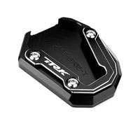 DTASMBD Foot Side Stand Enlarger Motorcycle Side Stand Plate Pad For Benelli TRK702 TRK702X 2023 2024 Foot Pads Kickstand Support Pad Extender Extension(Black)