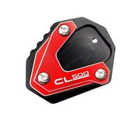 DTASMBD Foot Side Stand Enlarger Motorcycle Side Stand Plate Pad For HO&NDA CL500 CL 500 2023 Foot Pads Kickstand Support Pad Extender Extension(Red)